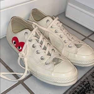 Converse x Comme Des Garçons PLAY size 7Men/10 W